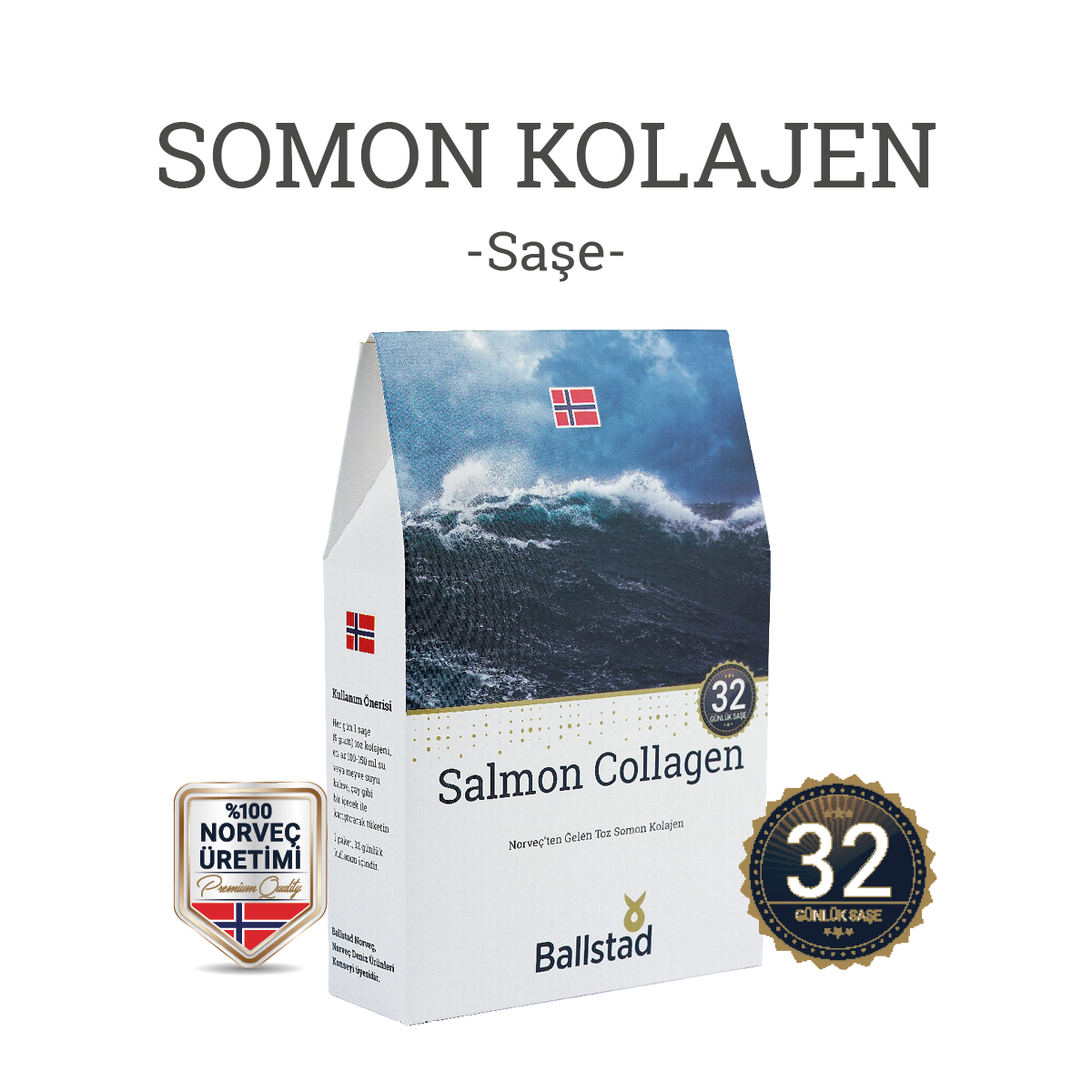 Ballstad markasına ait, Norveç üretimi 32 günlük kullanıma uygun &