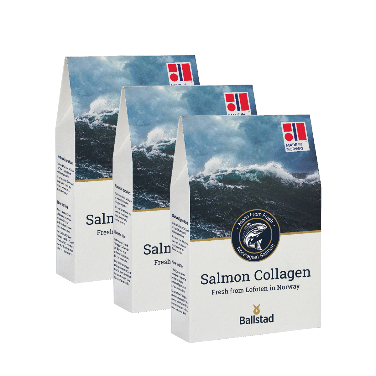 Ballstad markasına ait, Norveç’in Lofoten bölgesinden taze somonla üretilmiş &