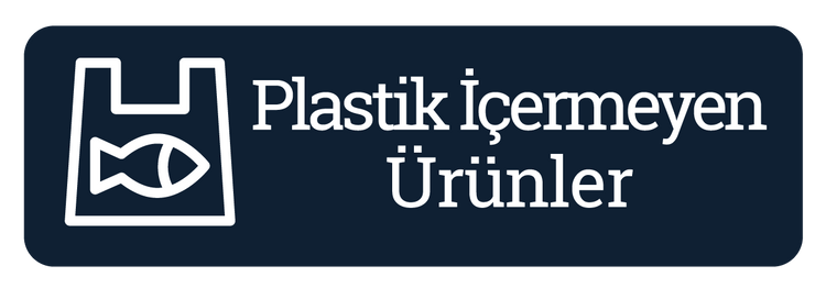 Plastik içermeyen ürünler logosu