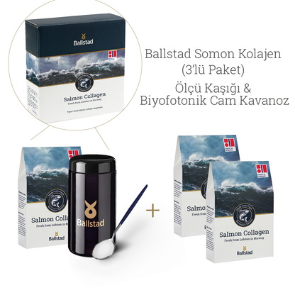 Ballstad Somon Kolajen - Aylık Ambalajda (3&